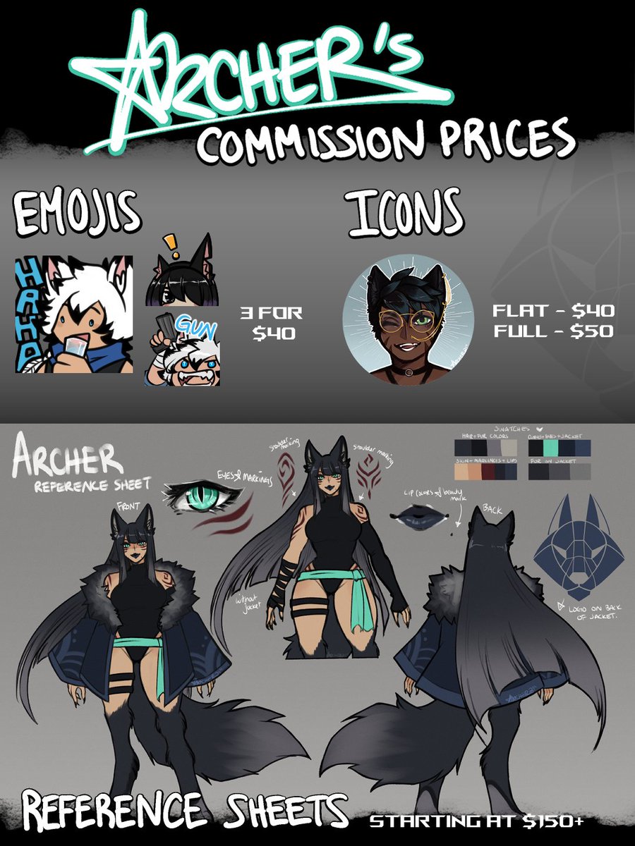 archeronriver's tweet photo. A new commission post! 
DM me or send me an inquiry at archerondraws@gmail.com if you are interested!

More information in comments below > https://t.co/IxnbtK9JAu
