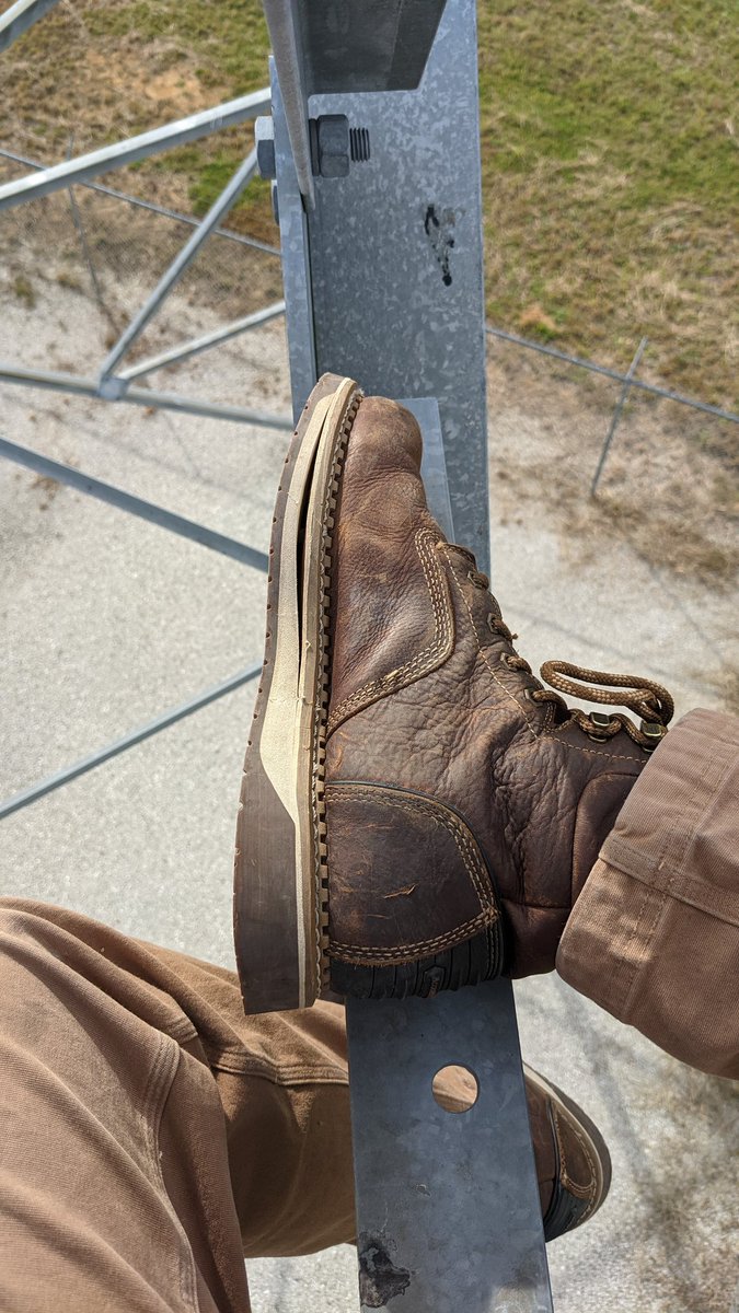 TrentFlott's tweet photo. @GeorgiaBoot didn't even last 2 weeks smh. Not what I'd expect from a $200 pair of boots.. https://t.co/krKDqYMGMX