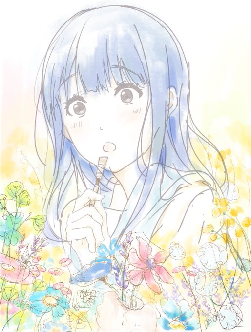 未完成#響けユーフォニアム#リズと青い鳥 #鎧塚霙 