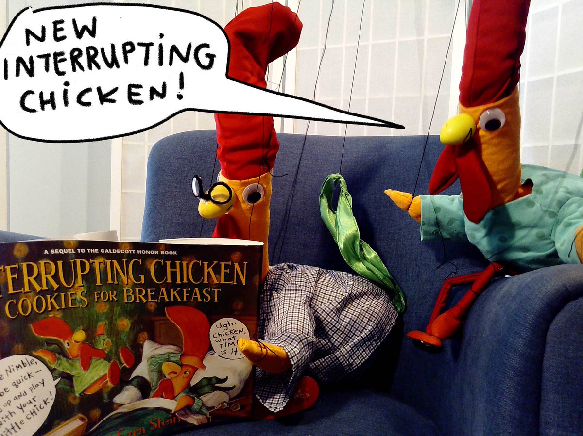 New #interruptingchicken in stores today! @Candlewick