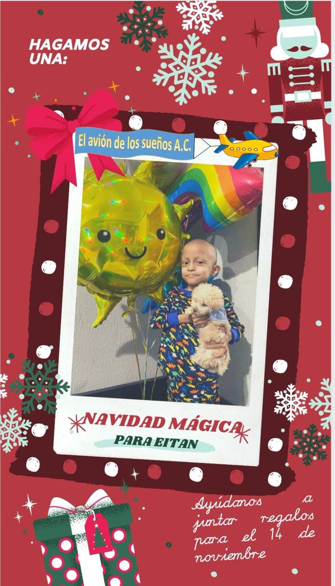 panaclo's tweet photo. Amigos : Eithan se aferra a la vida pero tiene cáncer  . Médicamente ya le dijeron que no hay nada más que hacer por el . Le harían feliz si recibe juguetes. La Navidad llegará este fin a su casa, Santa prefirió visitarlo antes . Por favor alguien que quiera hacerlo feliz? https://t.co/7YIrsO5YAF
