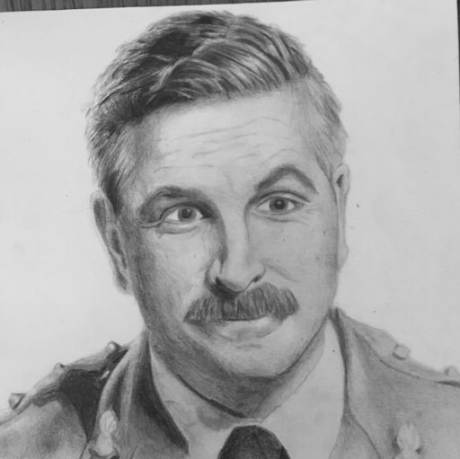 LeahRidge's tweet image. A picture I drew of the captain @benwillbond
