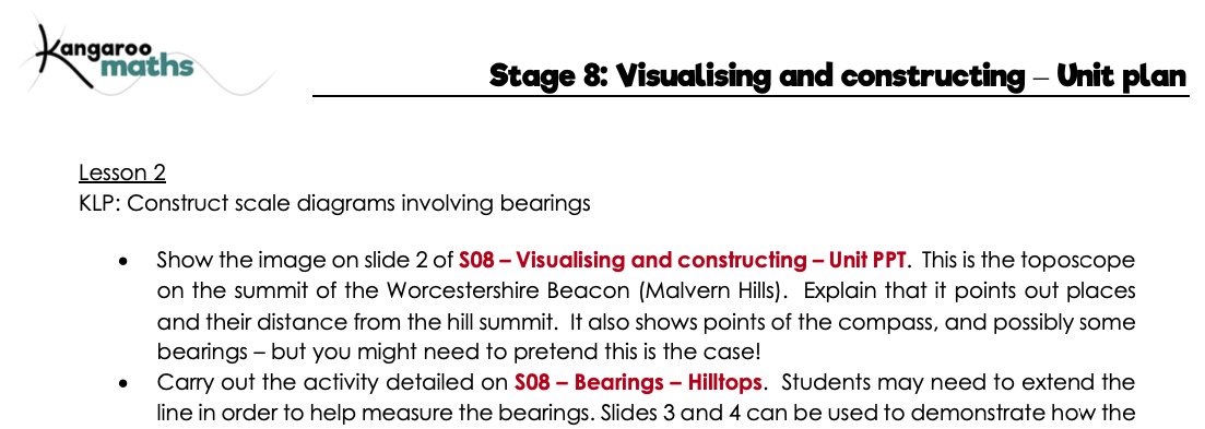kangaroomaths's tweet photo. Three lessons on bearings ... with lesson plans, a PowerPoint and loads of questions.  What more could you want?  Oh yes ... a JustaRoo protractor! @Just_Maths @MaxTheMaths https://t.co/oGoIJUu2V5