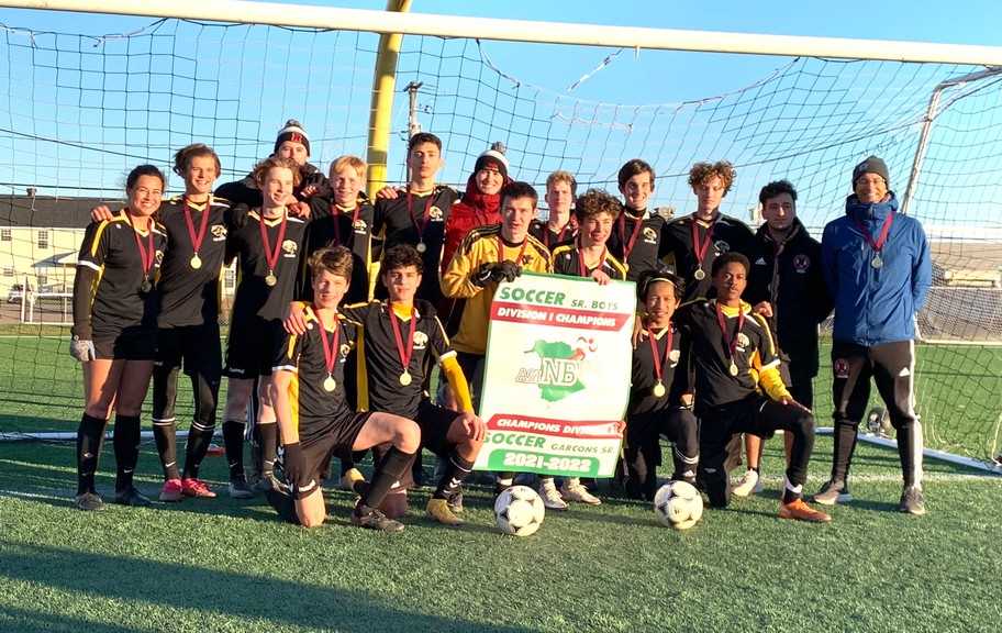 DailyGleaner's tweet photo. Irrinki just one of the guys in FHS march to provincial soccer crown https://t.co/Ji7Gnry4iB https://t.co/qcZCpeqOYG