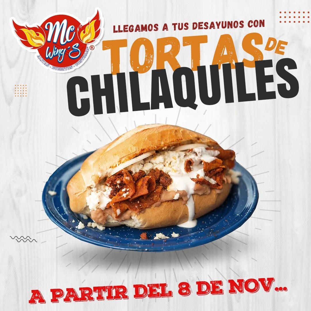 McWingsTlx's tweet photo. YA ESTAMOS DESDE 9 AM PARA CONSENTIRTE EN TUS DESAYUNOS
👉🏻Pide nuestro menú y conoce nuestra exquisita combinación de Chilaquiles y #TortasdeChilaquiles
Comunícate por WhatsApp 📲 246-221-6671.
También nos encuentras en #Pronto #Sabroson #DiDiFoodMx #Dvolada y #UberEats https://t.co/12452CVObG