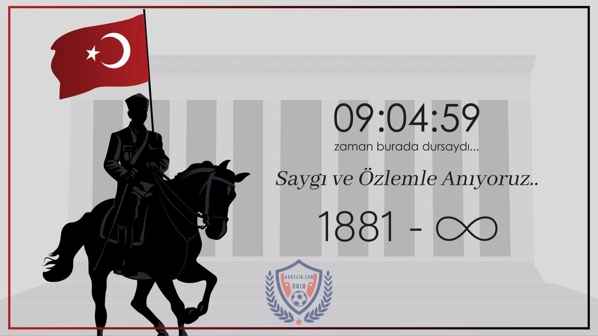 Saygı, minnet ve özlemle… #10Kasim