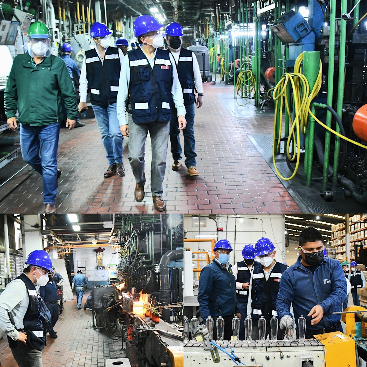 RaymundoMC's tweet photo. Extraordinaria visita a Vitro, la planta de cristal más grande del mundo. Esta planta de gran calado industrial ayudará a la generación de inversiones en nuestro municipio y traerá más empleos para las y los Toluqueños. #TrabajandoPieATierra https://t.co/ggTfJahrzh