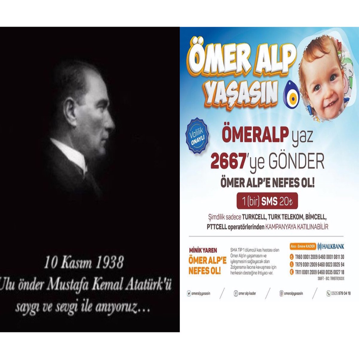 Prof.Dr.Serkan Kader (@srknkader) on Twitter photo Mavi gözlü Atamızı andığımız bugünde mavi gözlü Ömer Alp’imizi birlikte yaşatalım <a href="/omeralpyasasin/">ÖMER ALP KAZANDI</a> <a href="/gokhanozoguz/">Gökhan Özoğuz</a> <a href="/MuratBoz/">Murat Boz</a> <a href="/ecemumayy/">Ece Mumay</a> <a href="/mustafaceceli/">Mustafa Ceceli ©</a> Mavi gözlü Atamızı andığımız bugünde mavi gözlü Ömer Alp’imizi birlikte yaşatalım <a href="/omeralpyasasin/">ÖMER ALP KAZANDI</a> <a href="/gokhanozoguz/">Gökhan Özoğuz</a> <a href="/MuratBoz/">Murat Boz</a> <a href="/ecemumayy/">Ece Mumay</a> <a href="/mustafaceceli/">Mustafa Ceceli ©</a>