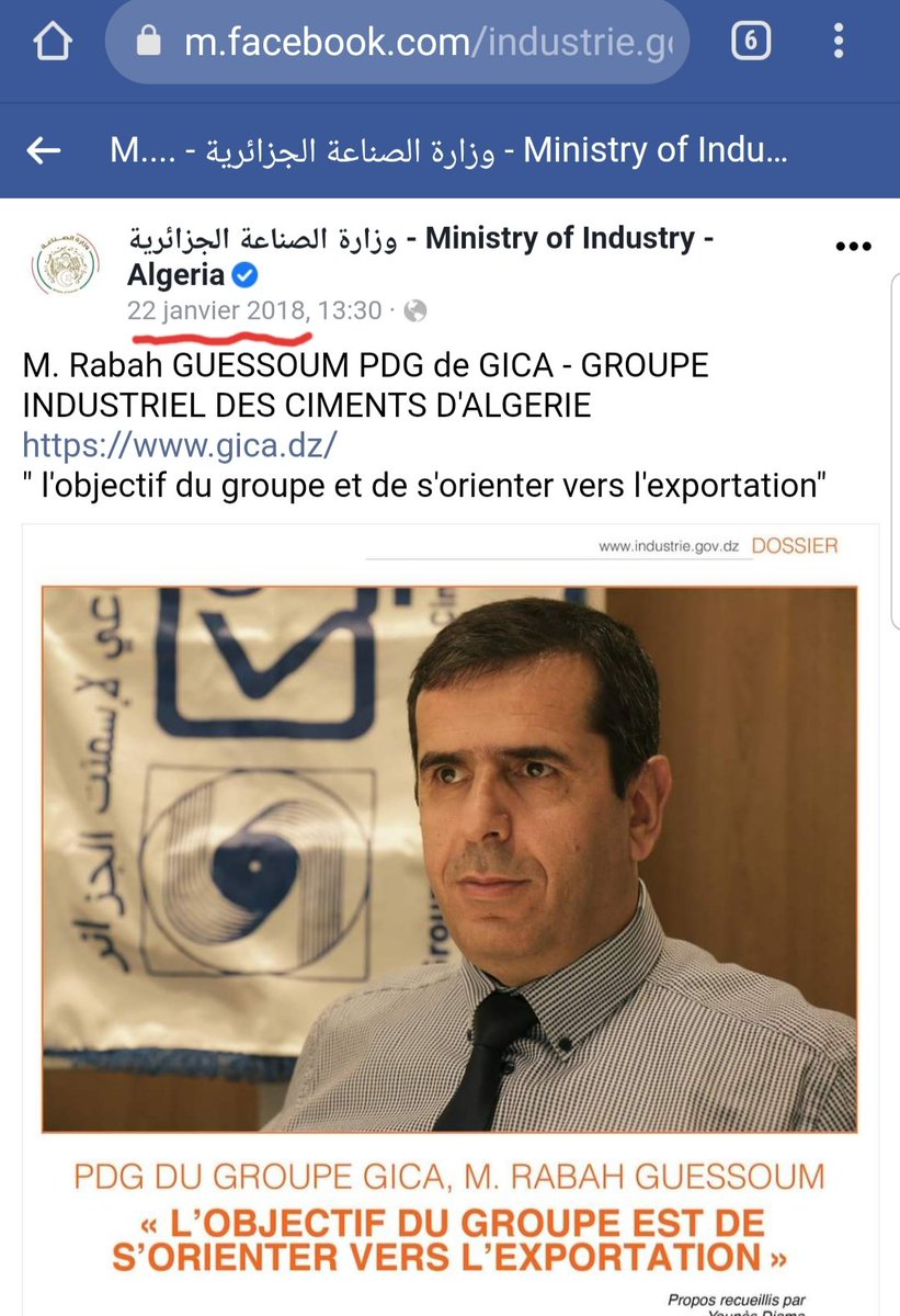 DZBusinessToday's tweet image. | #IndustriesDZ 
@GICA_Dz    projette des investissements à l’étranger...
NDLR : Depuis Expansial des années 1970 ?  a chaque fois qu un groupe publique 🇩🇿 a ouvert des filiales 🌍 :Fiasco a l&apos;arrivée  elwatan.com/edition/econom… via @elwatancom #Algerie #ciments #الجزائر