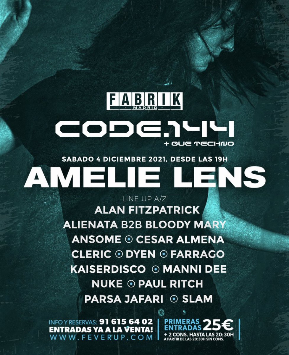 .<a href="/fabrikdiscoteca/">FABRIK</a> presenta el cartel de la CODE del día 4 de diciembre🤯🔥