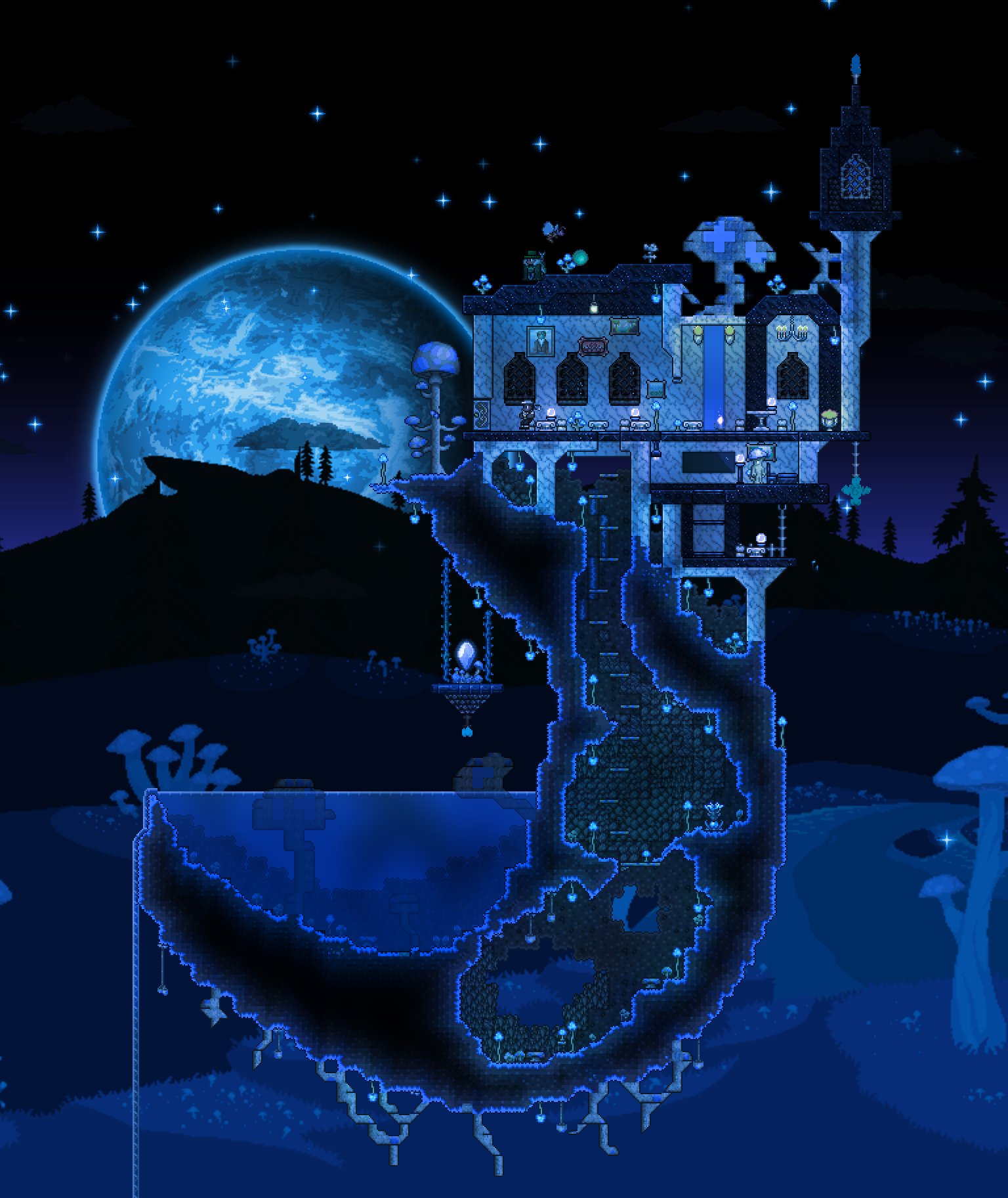 r/Terraria on Twitter "mushroom biome for the truffle. is there
