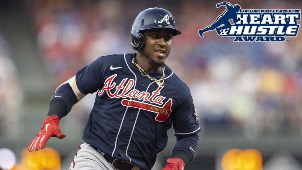 Braves's tweet photo. The #HeartandHustle Award is presented annually to a player who demonstrates a passion for the game of baseball and best embodies the values, spirit and traditions of the game. Our nominee: @ozzie!

#VoteOzzie now! https://t.co/sBxQ0cEdEF https://t.co/HKQoGs5NW0