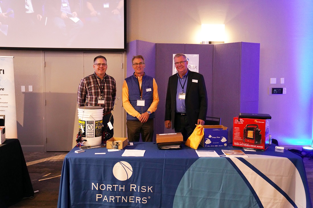 NorthRisk's tweet photo. Team members from our northern division presented on the importance of cyber security at the #nVision2021 conference in Fargo, ND. This event is held annually by @NetworkCenter for business owners, community leaders, and IT professionals to discuss the future of technology. https://t.co/toLzlv0cYE