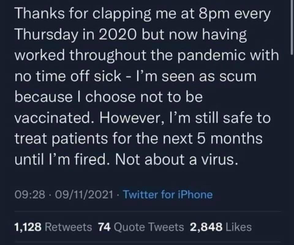 emmakennytv's tweet image. Just read this! Those who think sacking these professionals…SHAME ON YOU….shame on bloody all of you!