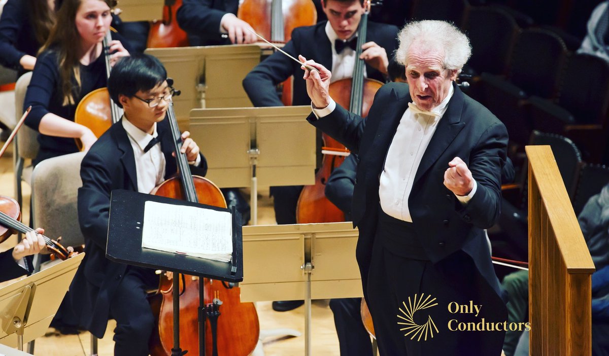 Onlyconductors's tweet photo. Benjamin Zander (1939)
.
#conductor #maestro #maestra #dirigent #classicalmusiclover #classicalmusicdaily #orchestralmusic #orchestral #symphony #beethoven #mozart #brahms #bruckner #haydn #ravel #debussy #wagner #strauss #bostonphilharmonic https://t.co/HdNJaEcF0o