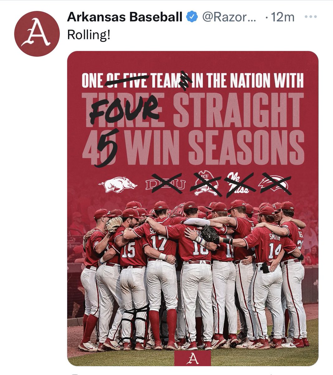 SEC Baseball tweet media