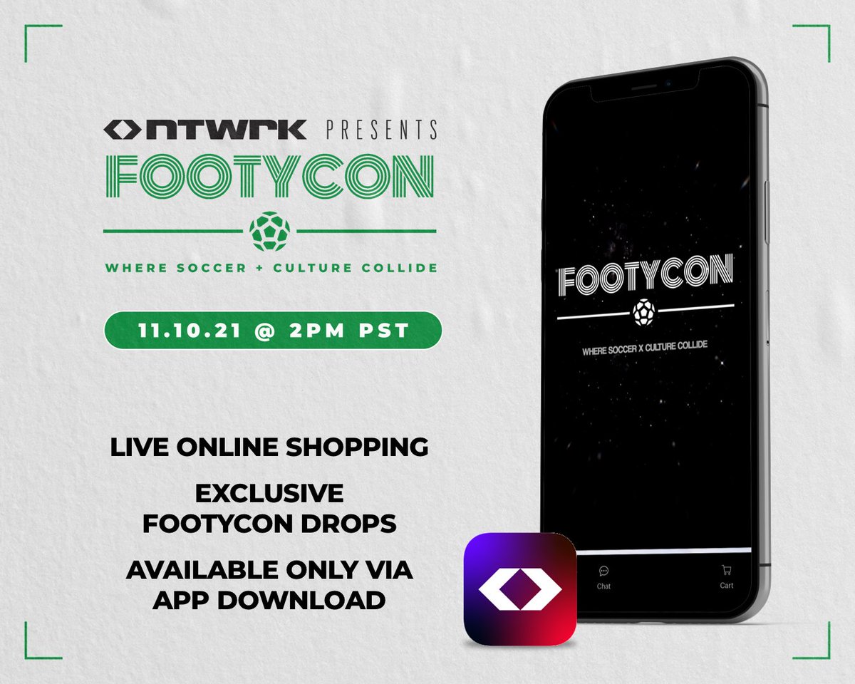 AmericanOutlaws's tweet photo. Tomorrow is @footyconFC, a live digital festival featuring brands like @topps and @adidas – and a brand new @USMNT match poster. 

**AO members can get $10 off purchases they make during the festival by DM’ing FootyCon directly.** 

Check it out at 5 PM ET on the @NTWRKLIVE app! https://t.co/cfMDcQ4FEf