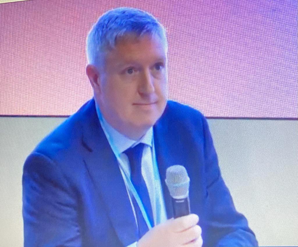 EirGrid's tweet photo. At #COP26 Our Chief Innovation Officer shares the process around the #ShapingOurElectricityFuture meant that we were open to all feedback and allowed that to shape the result - representing a wide view was really important https://t.co/6pLz4xHpYu