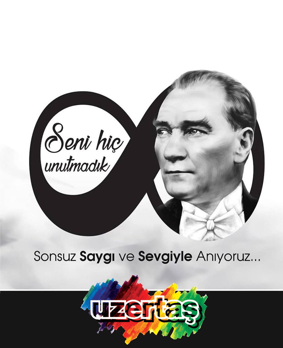 Cumhuriyetimizin kurucusu, Büyük Önder Mustafa Kemal Atatürk’ü, vefatının 83’ncü  yılında sonsuz saygı ve minnetle anıyoruz…#10Kasım #Ataturk <a href="/BondexT/">BondexTürkiye</a> <a href="/UzertasM/">uzertaş_med</a>