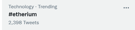 MasonVersluis's tweet photo. You know it's real when a misspelled version of #Ethereum is even trending ๐๐๐ https://t.co/TaGjbIzzII