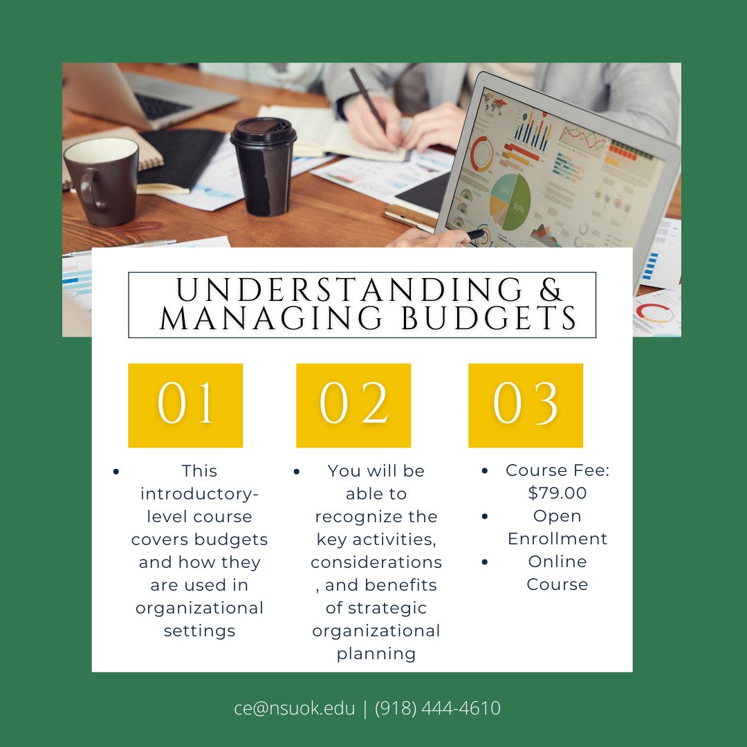 For more information, visit academics.nsuok.edu/.../Understand…

#NSURiverHawks #continuingeducation