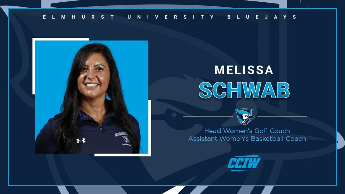 ElmhurstBluejay's tweet photo. Elmhurst University has named Melissa Schwab as its new Head Women's Golf Coach and Assistant Women's Basketball Coach. Story:  https://t.co/t4WUxd8SVS https://t.co/ROipUPCY39