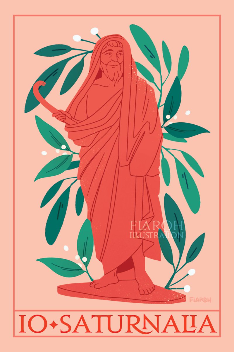 🌿🏺Saturnalia 2021 art!🏺🌿

For this year's ancient festivities I've illustrated six matching greeting cards themed around the sigillaria (terracotta figurines given as gifts during the holiday)🪴 You can check out the full set on my shop: redbubble.com/people/flaroh/…