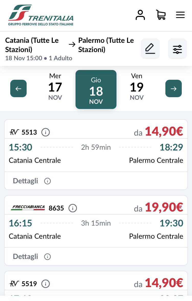 In Sicilia è arrivata la bassa velocità! Il frecciabianca slow. L’unica freccia che impiega più tempo di un regionale. #trenitalia #slowlife #Frecciabianca