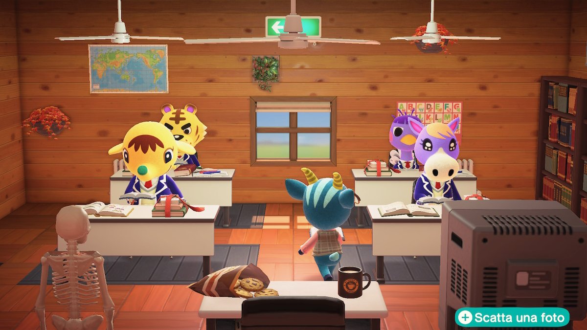 lcd_96's tweet photo. Prima struttura pubblica arredata: la scuola. #happyhomeparadise #AnimalCrossing #ACNH #NintendoSwitch https://t.co/uV9qsLWj2G