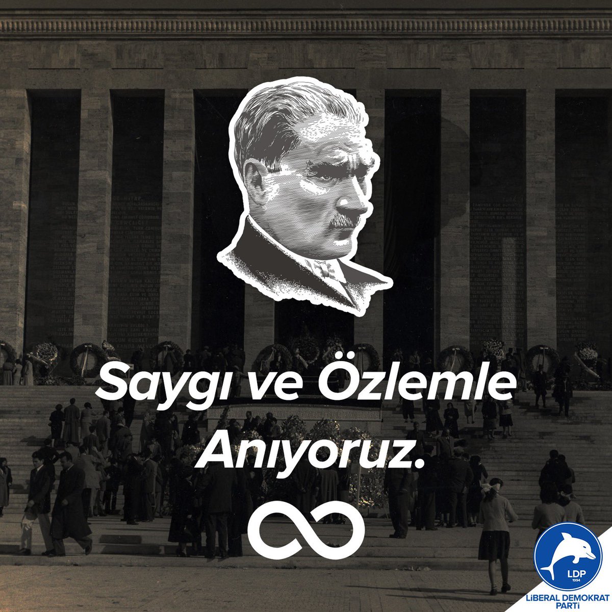 Bizlere demokratik ve laik bir cumhuriyet armağan eden Gazi Mustafa Kemal Paşa’yı bedenen bizlerden ayrılışının 83. yılında saygı ve sevgiyle anıyoruz.