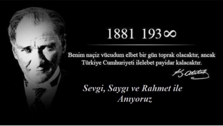 Bu adam!..
Ömrünü feda etti bu vatanı kurmak, bu topraklara  özgürlüğün teminatı Cumhuriyeti getirmek için.,
Yıllar sonra;
Ona ve tüm değerlerine düşman birine teslim etti bu vatanı bu millet!.. 
Şimdi emanetine sahip çıkamayan ezikler olarak bence kimsenin başı yerden kalkmasın.