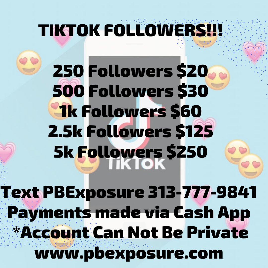 BiancaLovely's tweet photo. Grow your brand using TikTok. #PBExposure offers you high quality TikTok services to influence and to grow your business online.

🔥Buy TikTok Followers🔥
⬆️ https://t.co/mLDlNqaInp✔️ #BuyTikTokFollowers #BuyTikTokfans #buytiktok #buytiktoklikes   https://t.co/iXjPRsAzmG