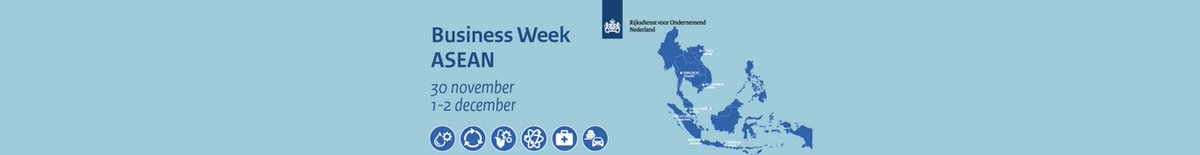 Meer weten over zaken doen in de ASEAN, trends en ontwikkelingen kom dan 1-12 naar Asean Business Week, lees erover op
businessweekasean.we-invite.eu/#/press/events… <a href="/RVO_Int_Ond/">RVO Internationaal</a>