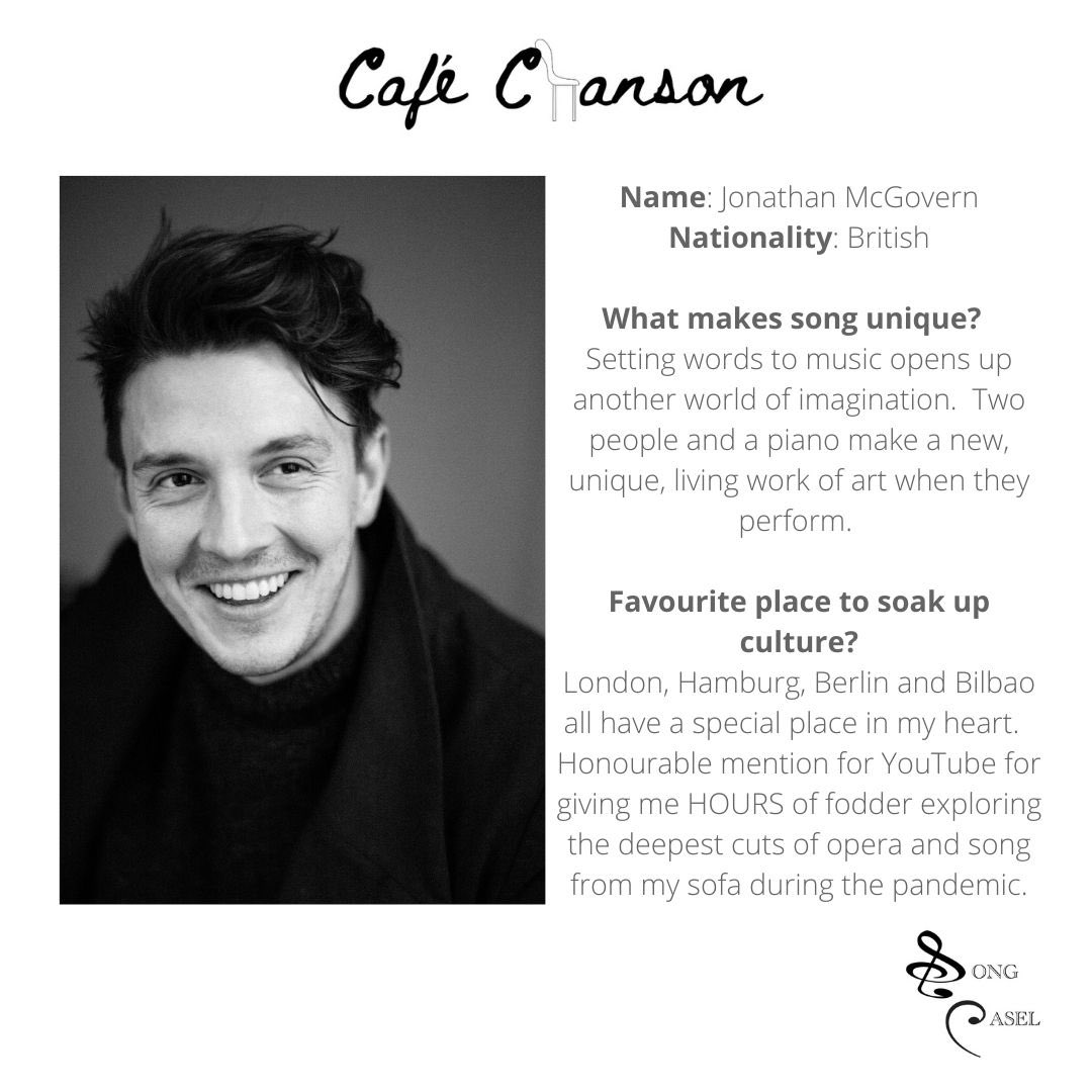 SongEasel's tweet photo. Introducing Jonathan McGovern, who joins us for ‘Voyage’ in exactly a fortnight!Tix https://t.co/vEuLubIhEA
#frenchsong #melodie #cafechanson #liederland #songseries #livemusic #recitals #song #performance #viardot #Faure #Poulenc #singer #baritone #blackheath #greenwich #london https://t.co/JotppVUGos