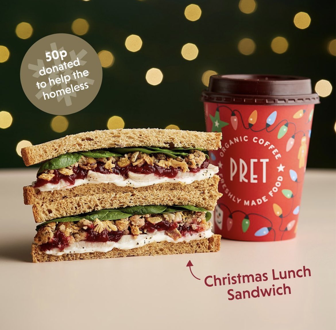 All_Things_New_'s tweet photo. Pret x Christmas! 👀🎄 Swipe to see them all. Out now @Pret #pret #pretamanger #christmas #festive #christmassandwich #gingerbread #lovebar #popcorn #turkey #pigsinblankets #wellthisisnew https://t.co/JPCJVlUido