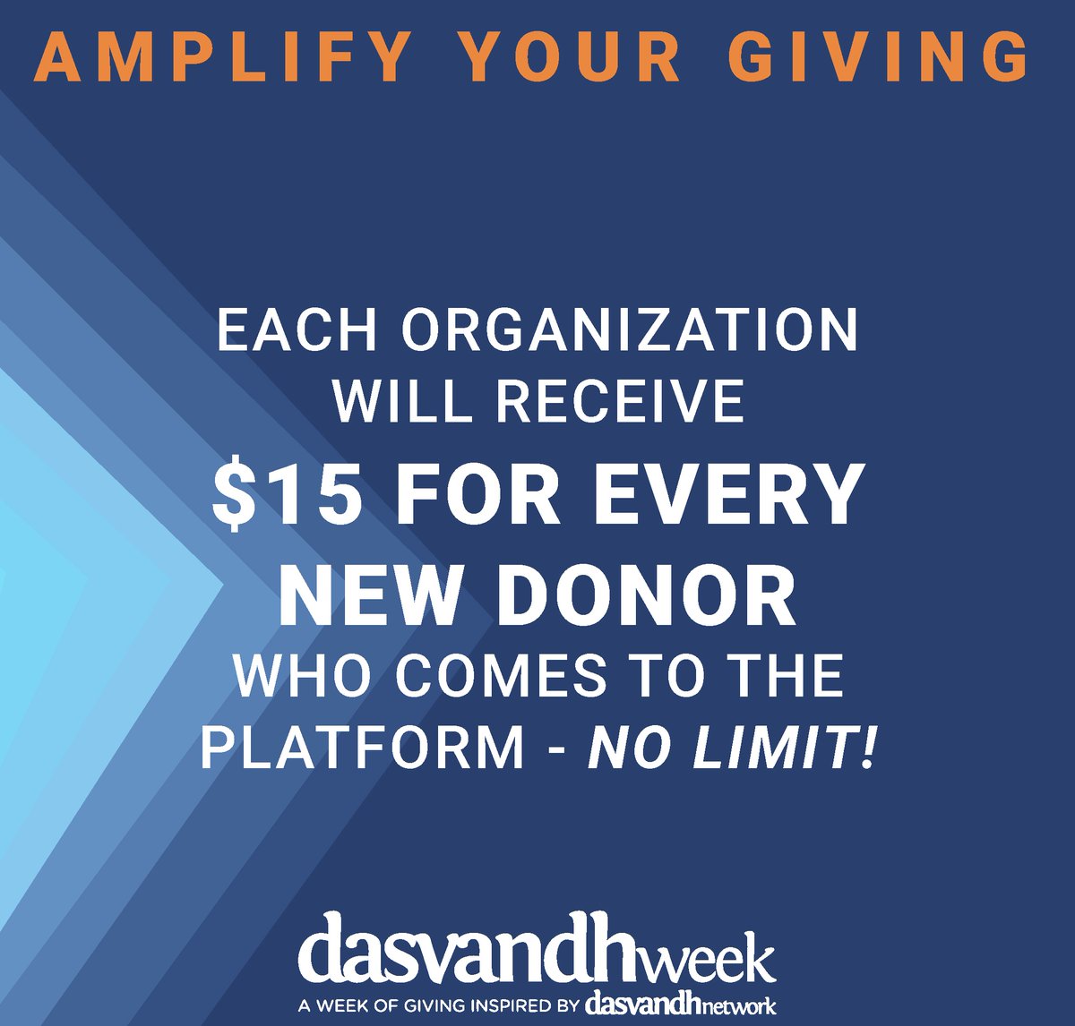 Help your favorite orgs/projects win prize and bonus opportunities now until 11/14! Amplify your giving dvnetwork.org/support-a-cause this #DasvandhWeek!