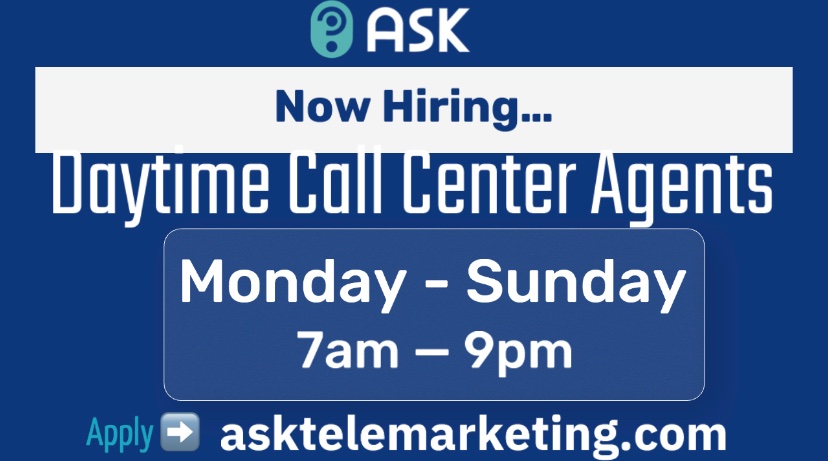Know someone looking for a great job with lots of room for advancement? Share this with them today! We’re hiring immediately Daytime Call Center Agents, Monday - Friday, with availability between 7am - 9pm. Location: Montgomery, AL
To apply, visit: lnkd.in/d8yD_rnF?