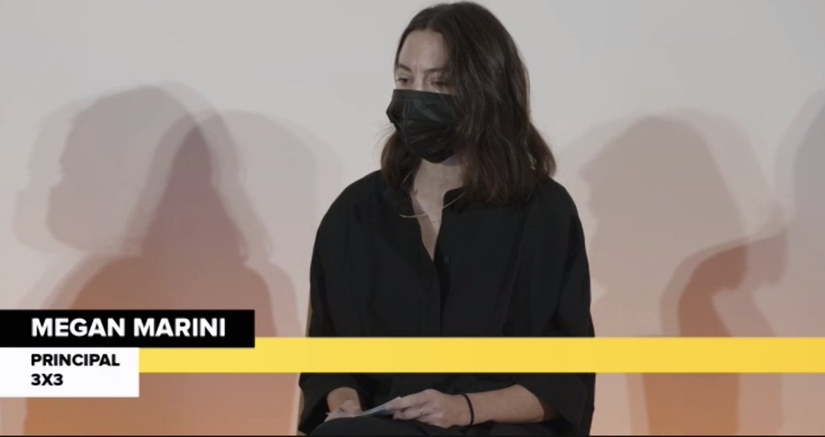 “How can we have more representation in the creation of the technologies themselves?”- Megan Marini of <a href="/3x3Design/">3x3</a> on the   necessity of policymakers, tech companies, and others with power in urban tech to share that power with communities at #SCNY21