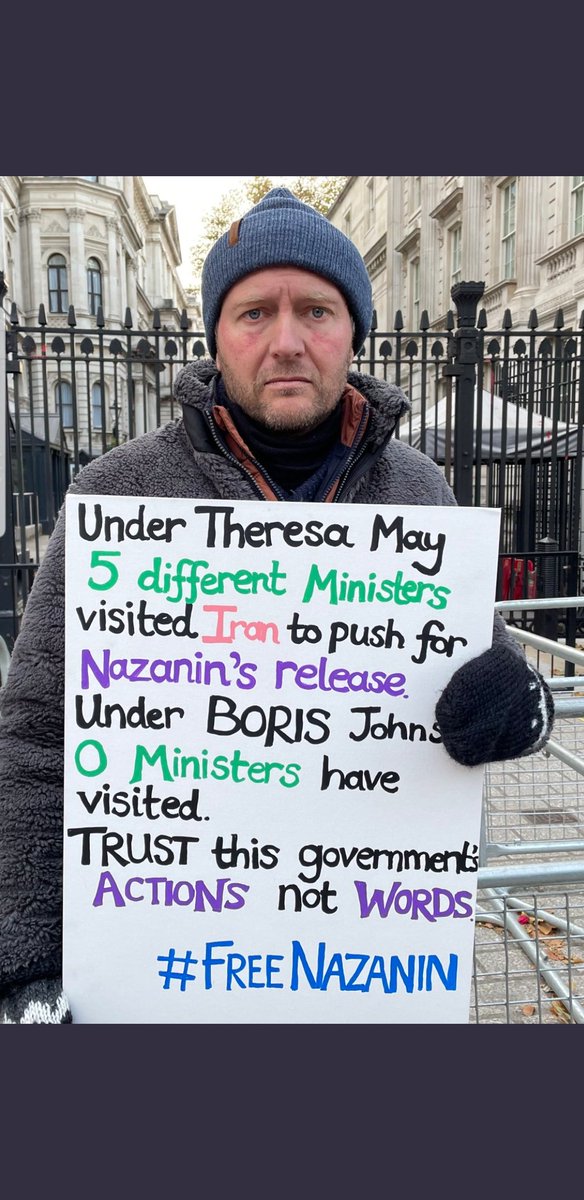 alexakabob1's tweet photo. Don't be silly! 🤣
It's only 💛 Day 17 of Ricky's #hungerstrike and 💛 Day 2047 for #FreeNazanin to be #TrappedinIran
Why would he visit our family & try and resolve a situation that he made infinitely worse? Plus, he may be busy hosting Iranian delegates at #COP26 this week! https://t.co/Jxf3dbmMFu