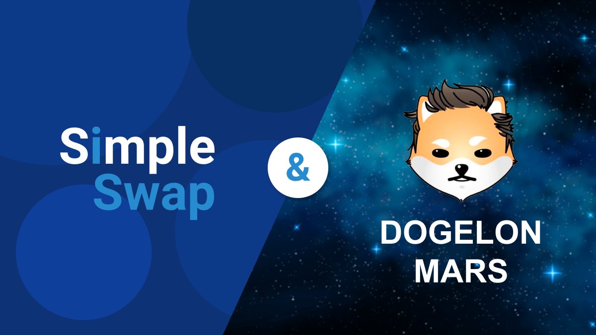 SimpleSwap_io's tweet photo. 🚀 LISTING ALERT
 
#ELON is now available on our platform 🔥
 
@DogelonMars aims to become the 1st interplanetary currency that would be used by all people in the #crypto galaxy 🪐
 
Join #DogelonToMars journey and get $ELON on @SimpleSwap_io 😉 https://t.co/rrKatC70tC