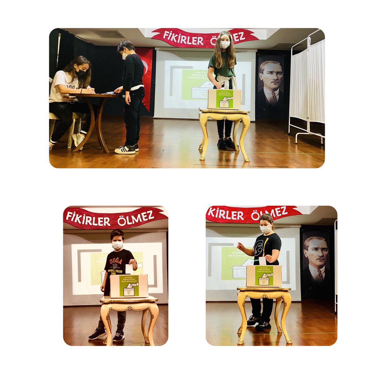 Okulumuzda, demokrasi kültürünün vazgeçilmez parçası olan seçim heyecanı👥🗳                                        <a href="/EnisEryaman/">Enis Eryaman</a> <a href="/ozgurkapann/">Özgür Kapan</a> <a href="/hakaninanir/">Hakan İnanır</a> <a href="/hakankbrslolu2/">hakan kıbrıslıoğlu</a> <a href="/gulsenakssu/">Gülşen Arslan</a> <a href="/AYSUNGUZELYURT/">Aysun Güzelyurt Kılınç</a> <a href="/muratyllmaz78/">muratyılmaz</a>