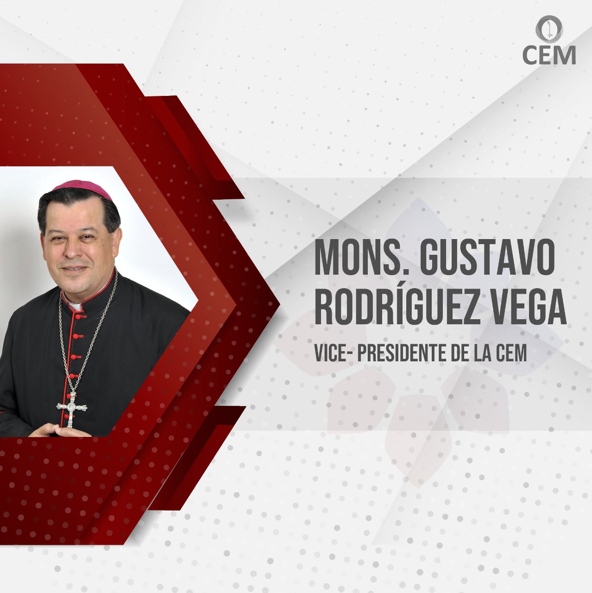 IglesiaMexico's tweet photo. Mons. Gustavo Rodríguez Vega, es electo como Vicepresidente de la CEM para el trienio 2021-2024.
Santa María de Guadalupe lo acompañe.@arquiyuc https://t.co/wEIlR4mvkq