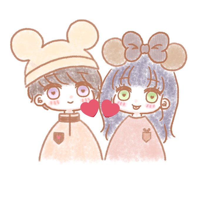 ペア画のtwitterイラスト検索結果