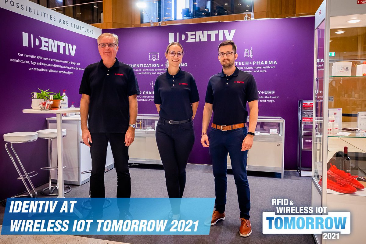 identivinc's tweet photo. We recently attended #wiottomorrow21 and it was long overdue! We were joined by RFID experts and had the opportunity to present our innovative #RFID and #NFC solutions.
We look forward to joining next year @thinkwiot! #wiottomorrow22 https://t.co/zhnm6AVyrg