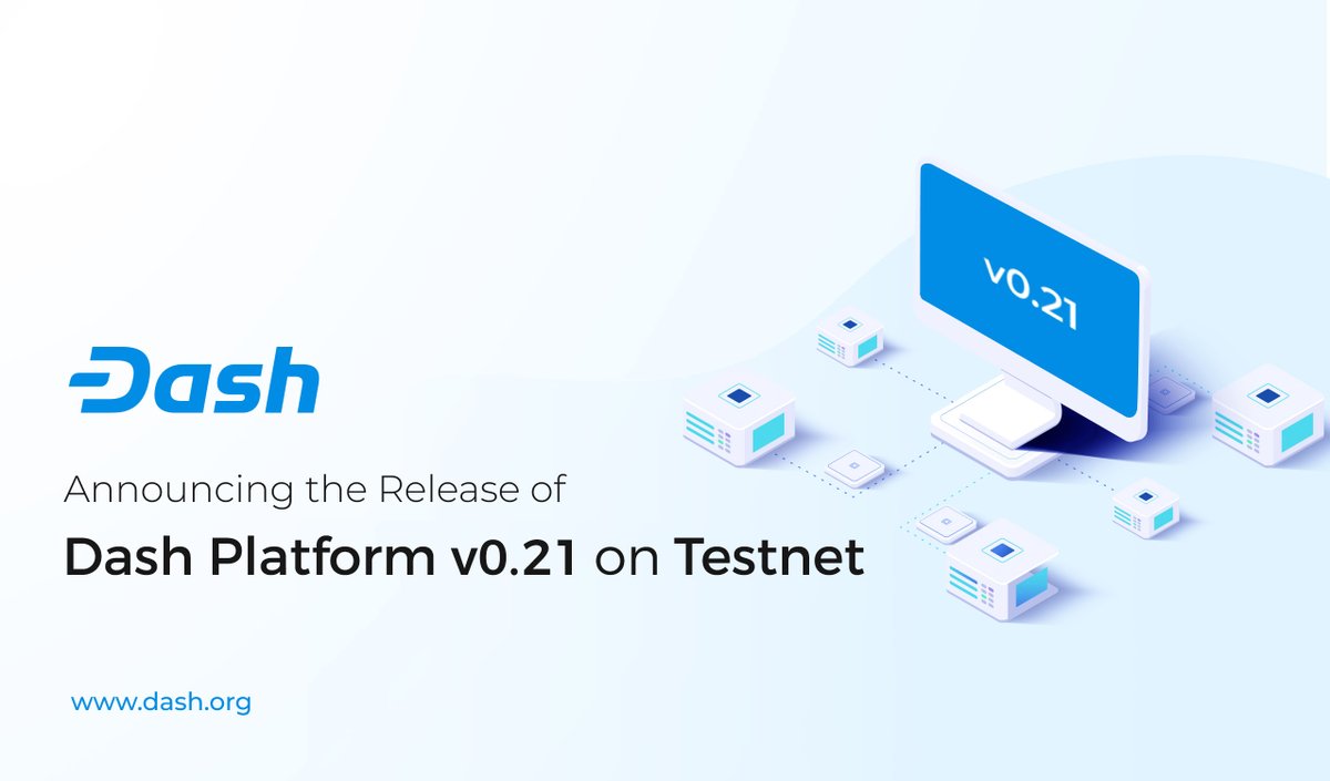 Updated Announcement w/ link:  dash.org/news/dash-core… 
📰📰📢 Dash Core Group is excited to announce the release of Dash Platform v.021 on testnet. Thank you very much to all of the developers who worked together to make this happen. Now go and check it out! 📢📰📰