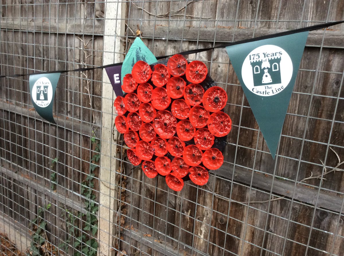 Our Remembrance Day exhibition is open at the Burton Joyce Train Station from today. 🌺