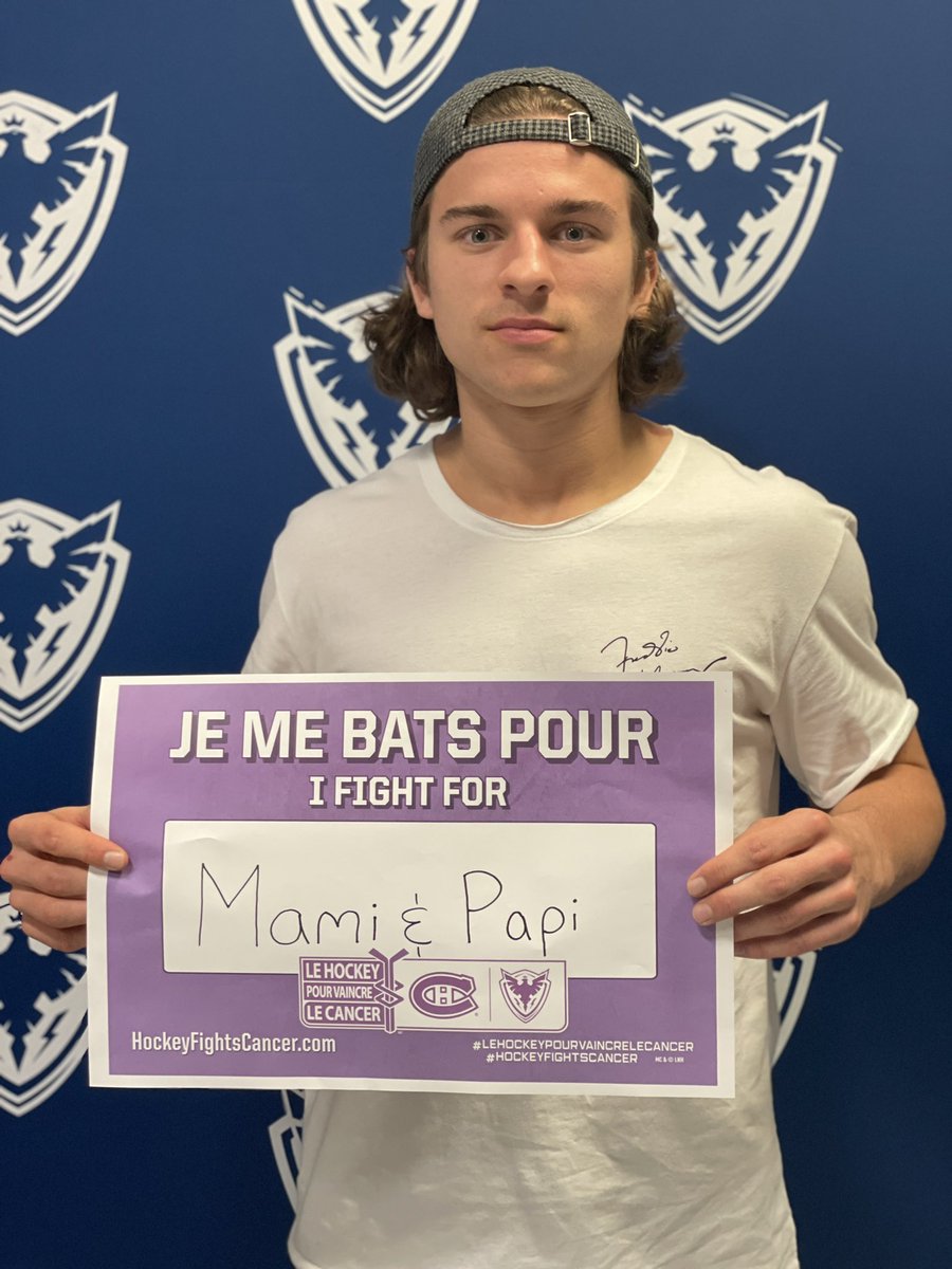 En novembre, c’est le mois de la sensibilisation : le hockey pour vaincre le cancer en collaboration avec les <a href="/CanadiensMTL/">x - Canadiens Montréal</a> . Nos joueurs se battent aussi pour ceux qui luttent contre le cancer. 

#hockeyfightscancer