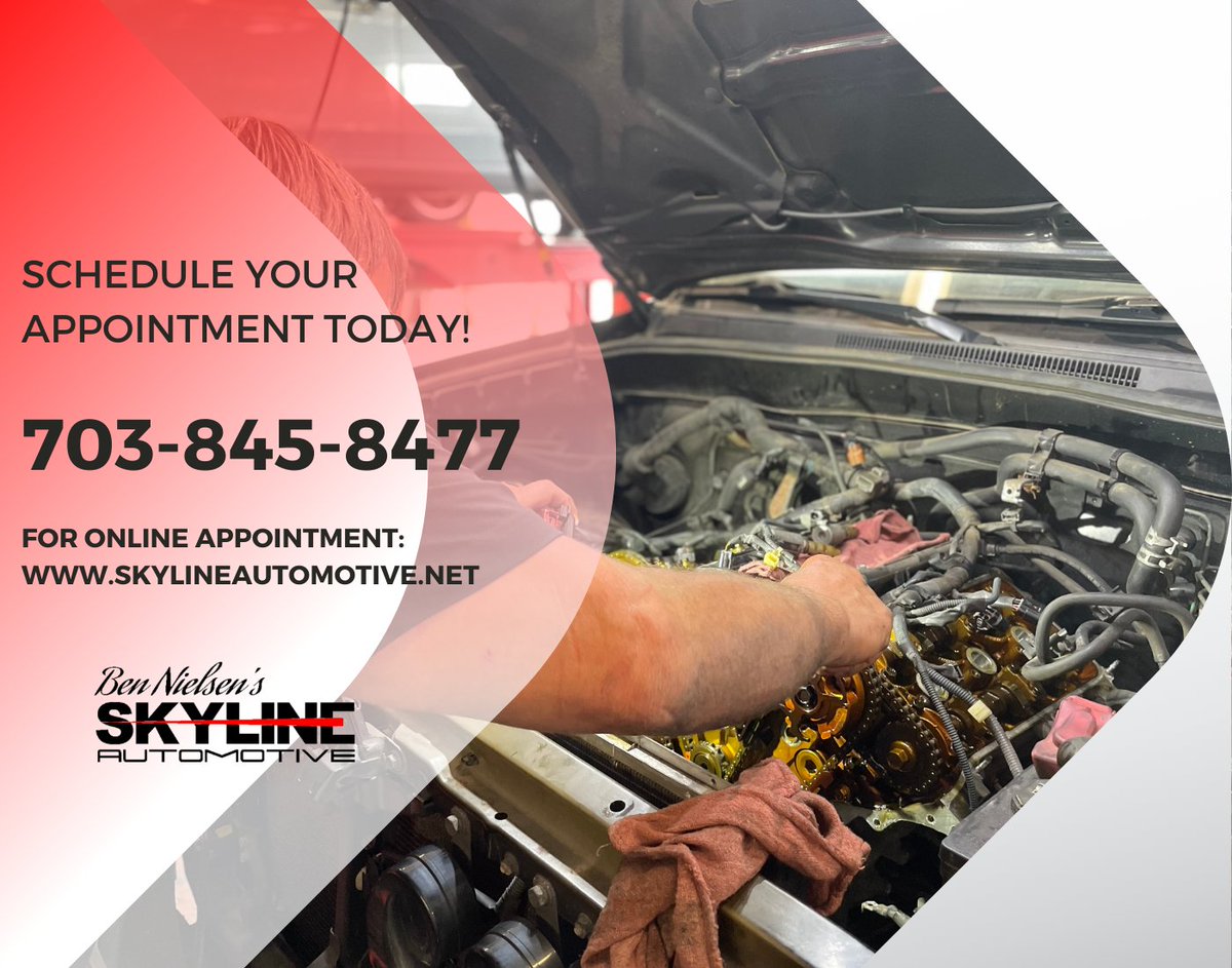 Give us a call to schedule an appointment 703-845-8477 or schedule an online appointment at skylineautomotive.net
#skylineautomotive #fallschurchva #autorepair #autorepairva #bestautorepairva #bennielsen #auto #repair #mechanic