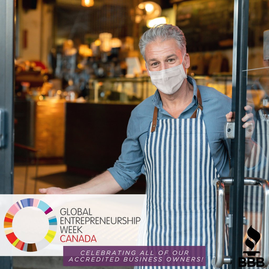BBBCentralON's tweet photo. Entrepreneurs boost #EconomicGrowth through the innovative technologies, products, and services they introduce. Be sure to always #SupportSmallBusiness when you can. Especially this week! #GEW2021 #GlobalEntrepeneurshipWeek https://t.co/PLl4NLkD0H