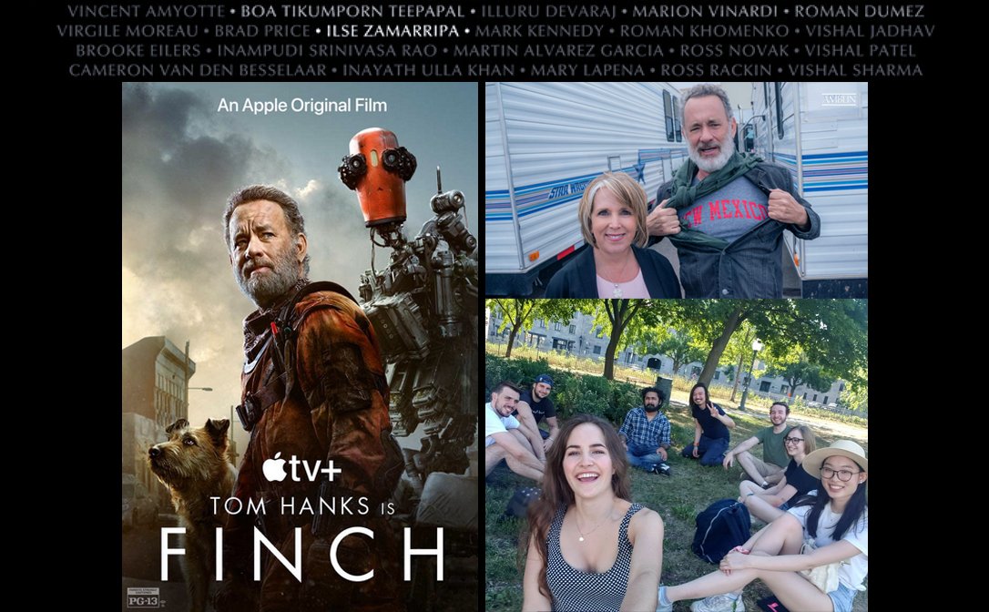 ilse_Worldspace's tweet photo. Incredibly proud to be a part of this film 🥂 Animating Jeff was definitely something that fills my heart with joy! Tom Hanks and Amblin (lead by Steven Spielberg). 
#finch #animation #crew #vfx #3DAnimation #TomHanks #stevenspielberg @tomhanks @haricool https://t.co/pVW4zoXQip